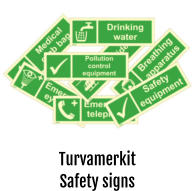 Turvamerkit Safety signs
