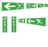 Matalalla sijaitsevat merkit Low location signs