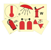 Palomerkit IMO A654 Fire control symbols IMO A654