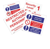 ISPS merkit ISPS signs