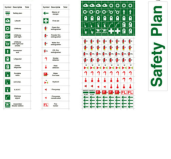 Tarrat turvallisuuskaavioon Stickers for Safety Plan