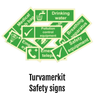 Turvamerkit Safety signs